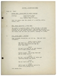 Moe Howard's 33pp. Script Dated July 1941 for The 1942 Three Stooges Film ''Loco Boy Makes Good'', With Working Title ''Poor but Dishonest'' -- Archival Repair to Cover, Else Very Good Condition